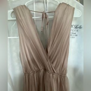 Beautiful formal dress, ankle length, dusty rose